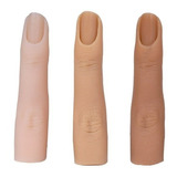 3 Dedos De Practica Flexible Para Manicure Entrenamiento