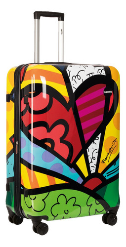 Maleta Britto 9562 48cm De Ancho X 70cm De Alto X 32cm De Profundidad Color Amarillo