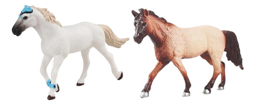 Figura De Caballo Simulada, Duradera, Educativa, De 2 Piezas