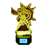 Lámpara Led 3d Naruto Shippuden Reloj Alarma Y Control