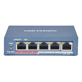 Conmutador Poe De 5 Puertos A 10/100 Mbps Ds-3e1105p-ei/m Hik