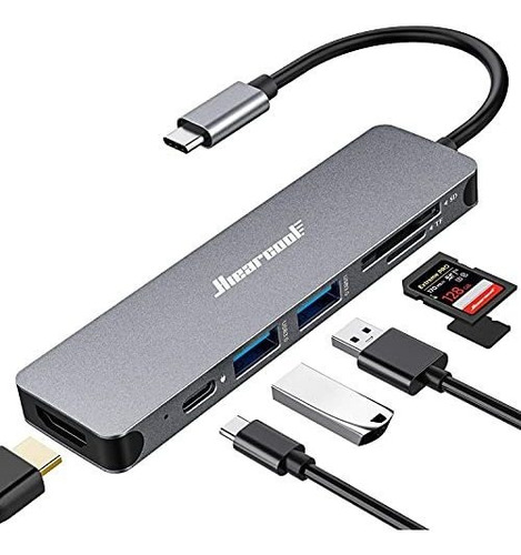 Usb C, Adaptador Hiearcool Macbook Pro Dongle Usb C, Adaptad