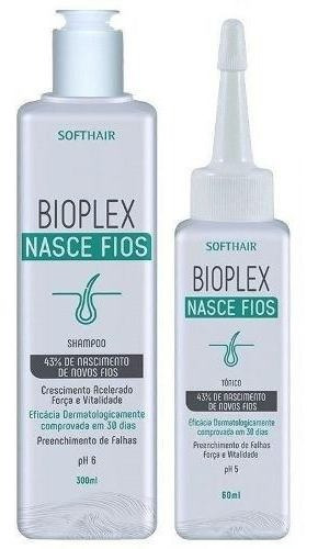 Kit Bioplex Nasce Fios Shampoo 300ml+tônico