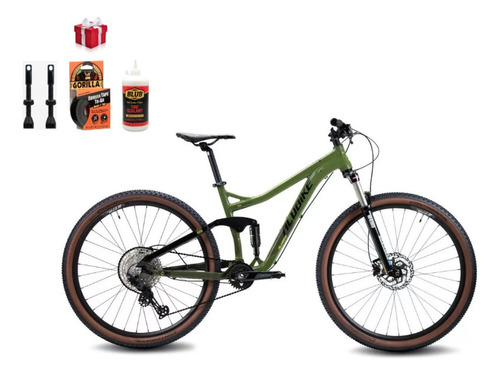 Mountain Bike Alubike Ds Xta R29 12v Cambio Shimano Deore Color Verde Tamaño Del Cuadro M