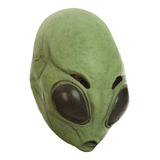 Máscara De Alien, Marciano, Extraterrestre Verde Para Fiesta