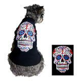 Disfraz Calavera Perro Halloween Talla 7 Mascota Pet Pals