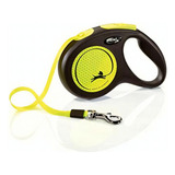 Flexi New Neon Retractable 16' Dog Leash Tape, Medium-large