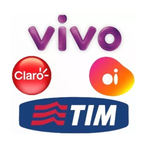 Recarga Celular Claro Tim Oi Vivo 15,00