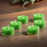 Velas Pebetero Set X 6 Und Verdes Limocillo