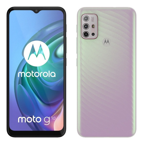 Motorola Moto G10 6.5'' 64gb Branco-floral 4gb Ram