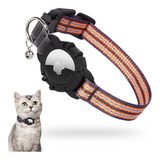 Feeyar - Collar Para Gato Con Etiqueta De Apple Airtag Integ