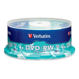Verbatim Dvd-rw   Regrabable 30 Discos Virgenes