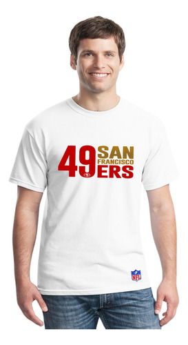Playera Adulto 49ers San Francisco Nfl Forty Niners M3 Eg