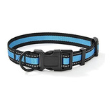 Collar Perro Reflectante Azul (mediano)