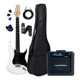 Guitarra Giannini G101 Wh/tt Kit Capa Cubo + Acessórios