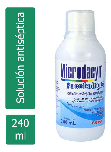 Microdacyn 60 Bucofaringeo Frasco Con 240 Ml