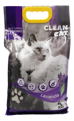 Arena Aglutinante Clean Cat 24 Kg X 24kg De Peso Neto