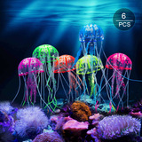 Medusas Brillantes Flotantes Artificiales, 6 Uds.