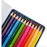 12 Lápices De Colores Plus Proarte Caja Metálica