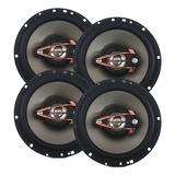 Kit 2 Pares Alto Falante 6 Polegadas 620w Rms Qr6 Hurricane