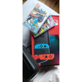Nintendo Switch + Pokemon + Splatoon 2 + Case De Transporte