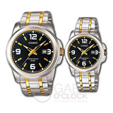 Reloj Casio Pareja Mtp-1314sg-1a Ltp-1314sg-1a 100% Original