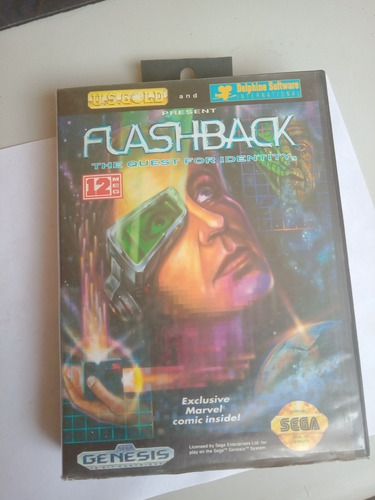 Cartucho Flashback Do Sega Mega Drive Original 