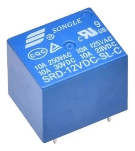 Modulo Rele Relay 12v Simple Invers. De 10a 220v (pack X 10)