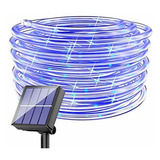 Serie De Luces Led De Cuerda Para Exteriores Con Panel Solar