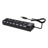 Jdl-a7 Hub Usb Hub 7 Puerto Usb 2.0 Interruptor Independient