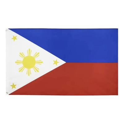 Bandera De Filipinas Republica De Poliester Grande Medida 90x150cm | Meses sin interés