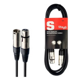 Cable Xlr Stagg Canon Canon 10 Metros Microfono Smc10