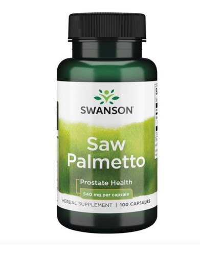 Swanson Saw Palmetto 540mg 100 Caps Cuidado Prostata