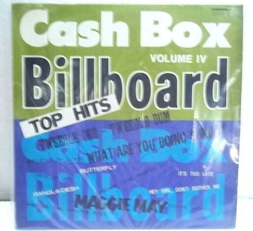 Disco Vinil Lp Original Cash Box Billboard Top Hits - Vol Iv
