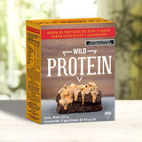 5 Barras Proteína Wild Protein Chocolate Cacahuate 45g C/u