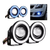 Foco Led Neblinero Ojos De Angel 30w/89mm Azul/q05b