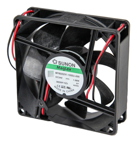 Cooler Fan Magnetica Sunon 24v 80 X80x25mm 3000rpm 2cab Htec