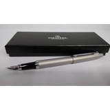 Pluma Estilográfica Lapicera Fuente Sheaffer Vfm Color De La Tinta Azul Color Del Exterior Silver Trazo M