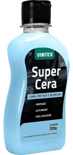 Super Cera Liquida Automotiva 200g Vonixx