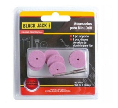 Accesorio Torno Mini Drill 8 Disco Oxido Aluminio Black Jack