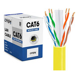 Cable Ethernet Cat6 1000ft Utp 23awg 10gbps 550 Mhz -