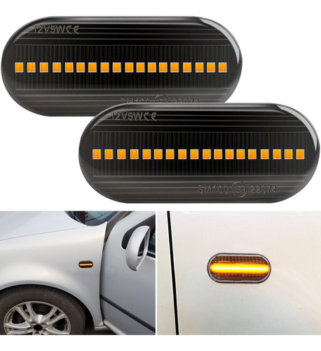 2 Led Secuenciales Para Vw A4 Jetta Golf Clásico Polo Vento