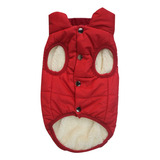 Parka De Perro, Impermeable, Forrada En Polar Con Broches