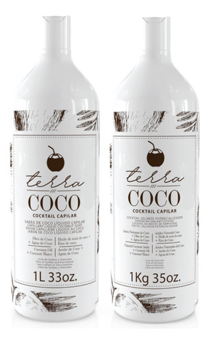 Alisado Orgánico Terra Coco Ybera París 500 Ml Kit