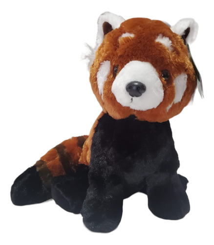 Peluche Panda Rojo Sentado Calidad Premium Suave 40 Cm      