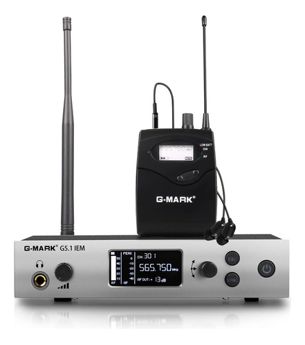 G-mark Monitor De Oído Sistema Inalámbrico G5.1iem De Un Sol