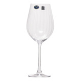 Set X6 Copas Crystal Bohemia Columba Optic Vino 650ml Color Transparente