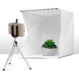 Mini Estudio Fotografico Plegable Con Luz Led Usb Fotos 