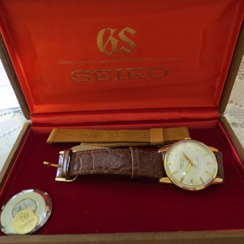 Grand Seiko The First Cal 3180 Chronometer 25j Antigo Estojo