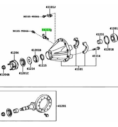 Sensor Bloqueador Transmisin Trasera Fortuner Dubai Origina Foto 6